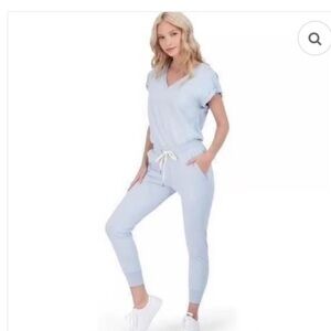 PHILANTHROPY grey V-Neck Jumpsuit/Romper